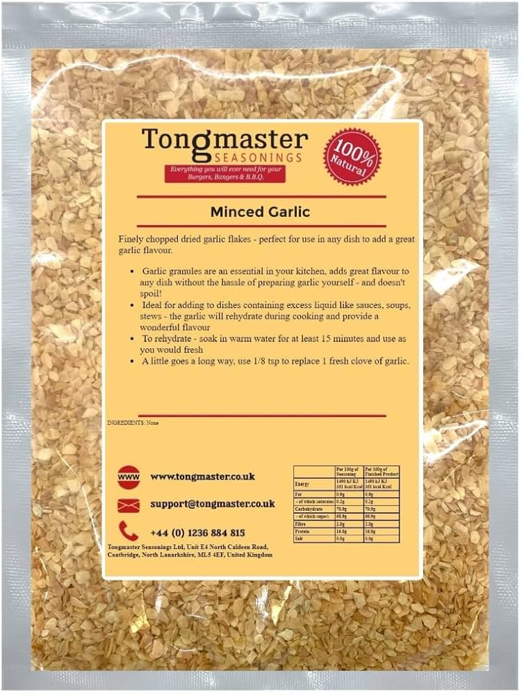 dried garlic granules 200g dried garlic granules 200g